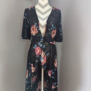 LIFE is for Eternity Sheer Hi low Dress Size M